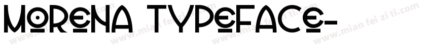 Morena Typeface字体转换
